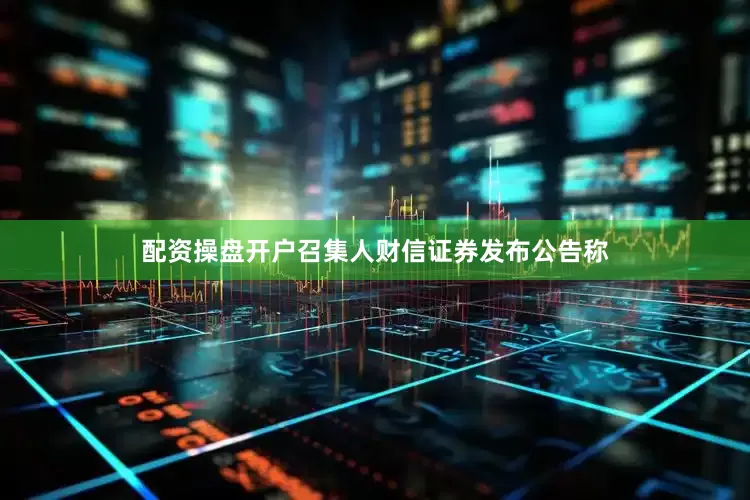 配资操盘开户召集人财信证券发布公告称